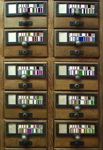 Augmented/Obstructed in the Sterling Memorial Library at Yale (Interactive installation with Carol Padberg, 2011)