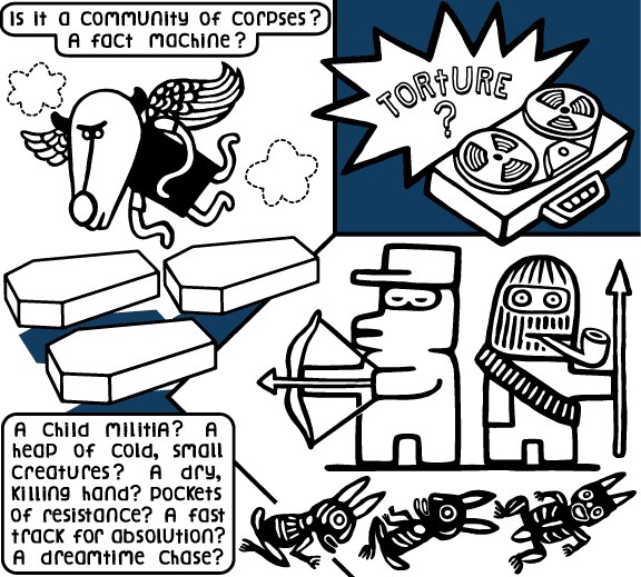 Panel Junction #1 was the culmination of a Rhizome commission to produce a collaborative graphic novel (Paper & online media, 2005)